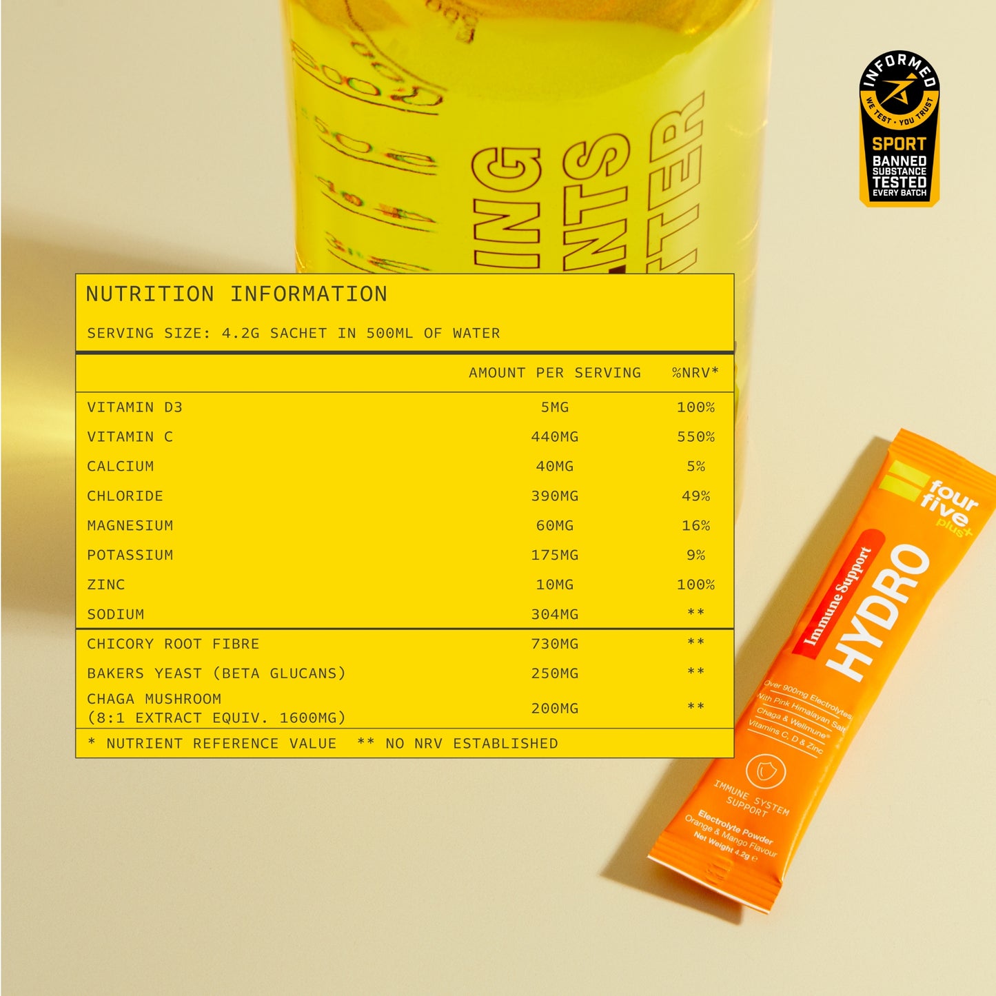 Hydro Hydration Immunity Sachets