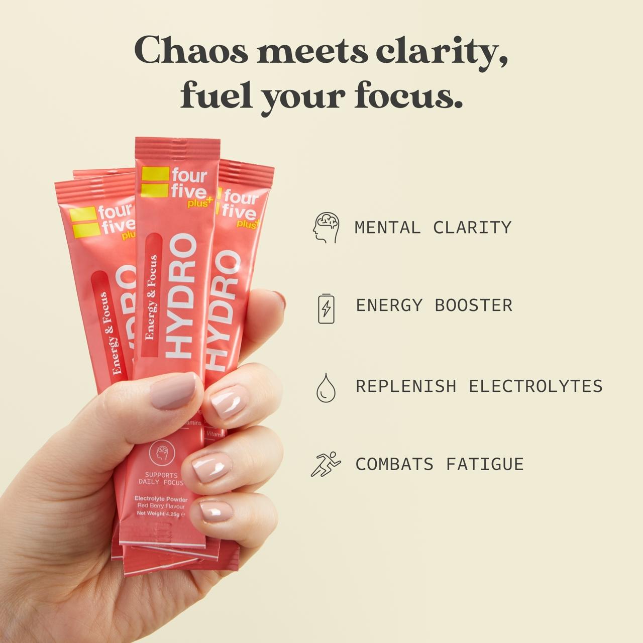 Hydro Hydration Energy & Focus Sachets